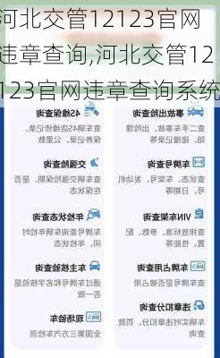 河北交管12123官网违章查询,河北交管12123官网违章查询系统