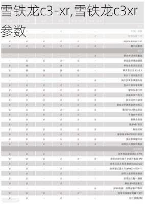 雪铁龙c3-xr,雪铁龙c3xr参数