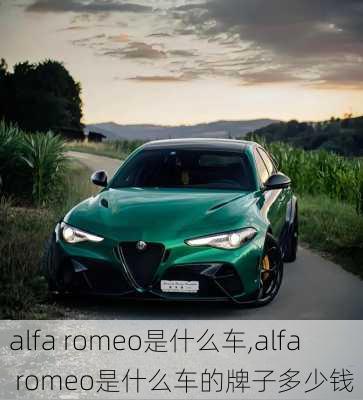 alfa romeo是什么车,alfa romeo是什么车的牌子多少钱